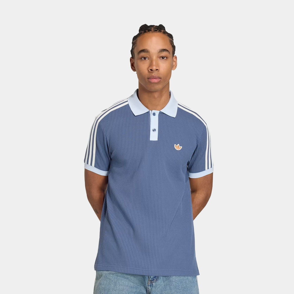 Поло мужское adidas Originals Summer Glow Waffle Knit