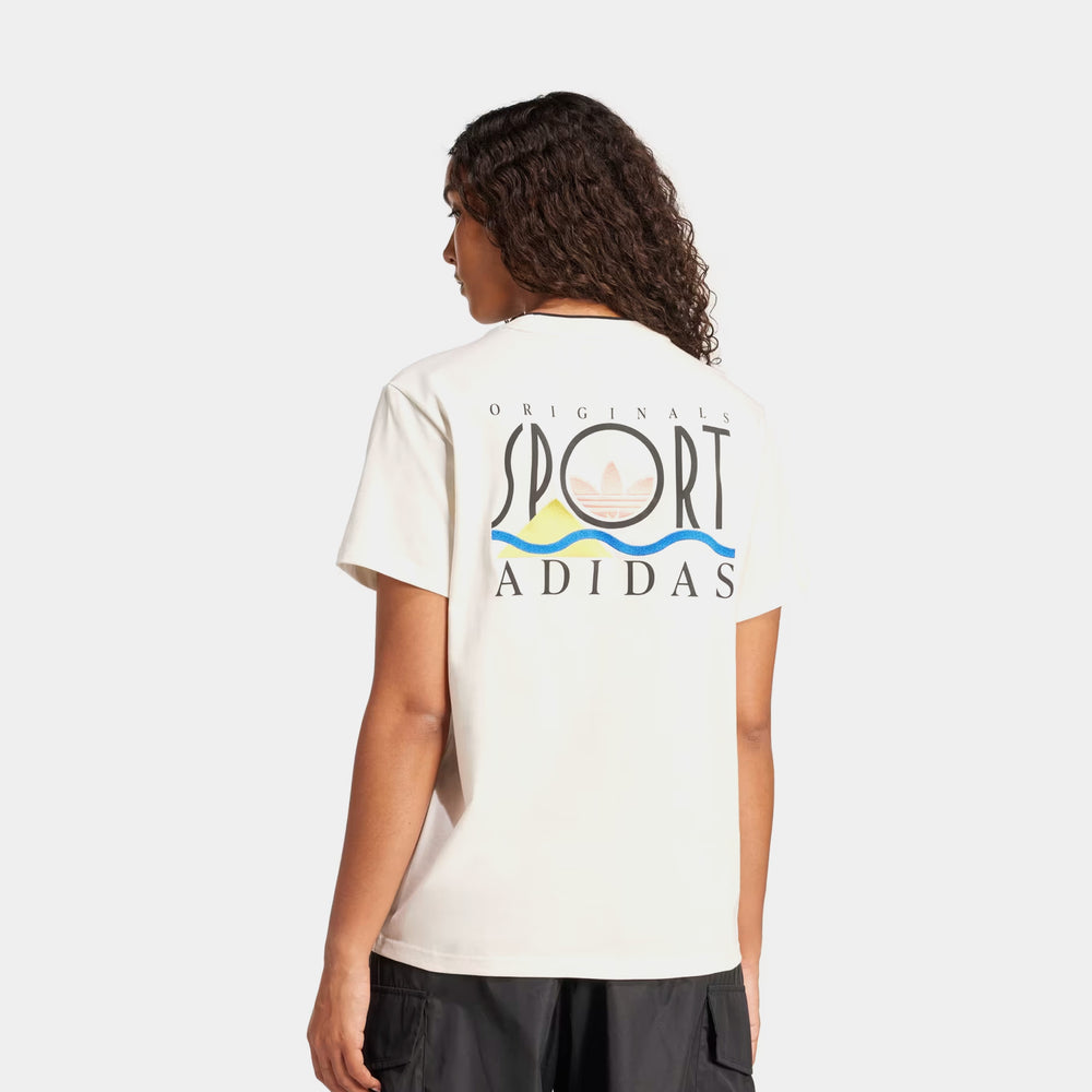 Футболка женская adidas Graphic Sports 3-Stripes
