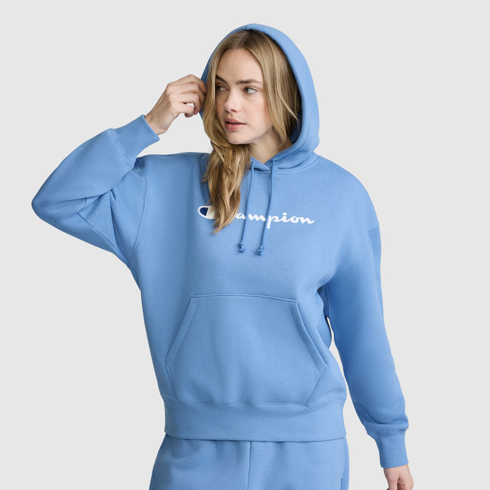 Худи женское Champion Powerblend Relaxed Script