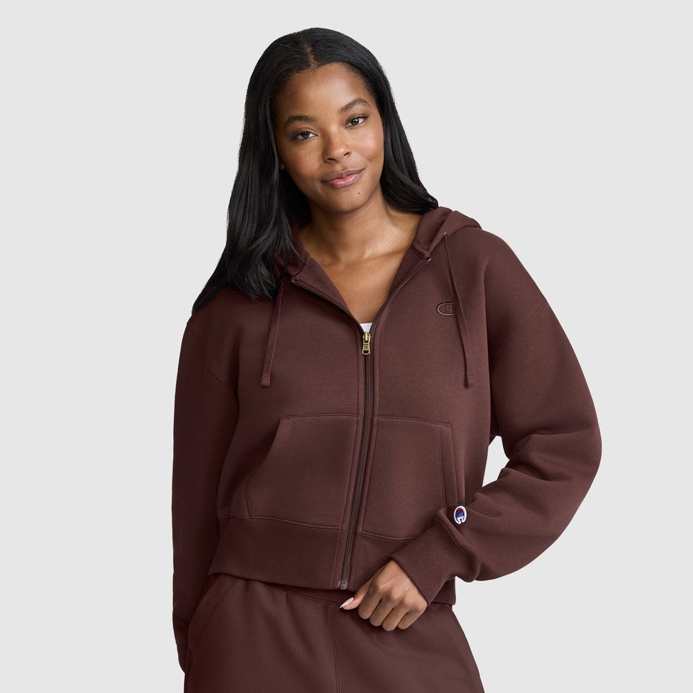 Худи женское Champion Cropped Zip-Up
