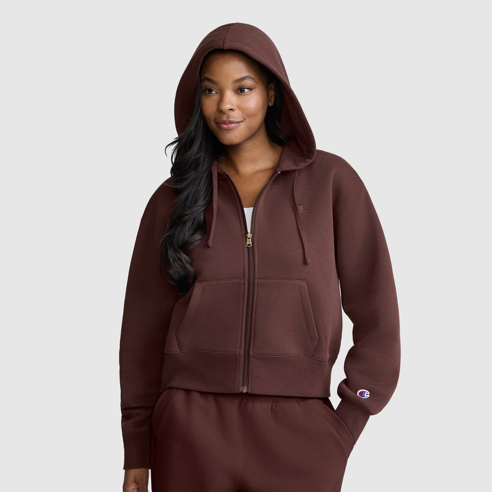 Худи женское Champion Cropped Zip-Up