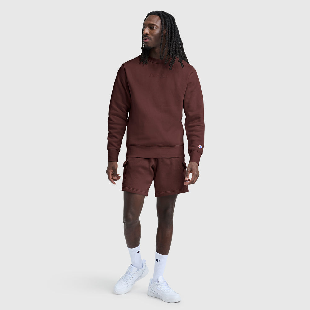 Свитшот мужской Champion Powerblend Crewneck Tonal Script