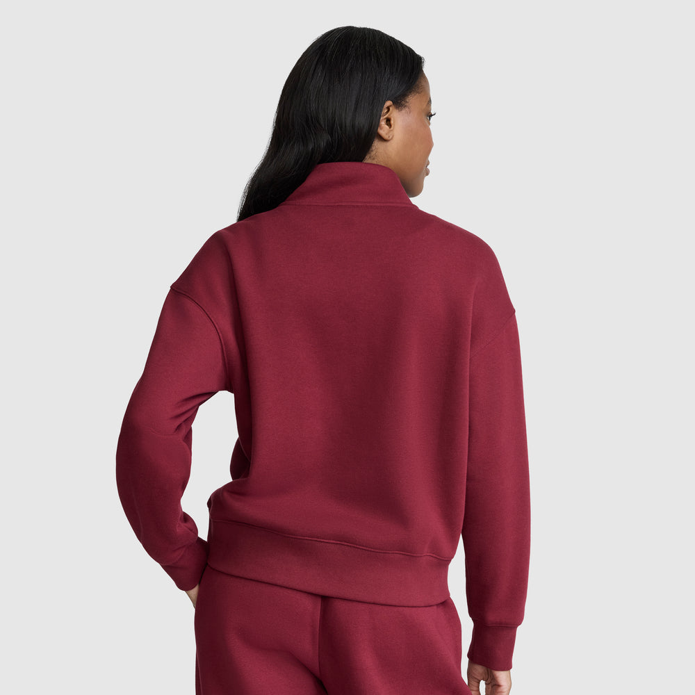 Свитшот женский Champion Fleece Mockneck Quarter-Zip