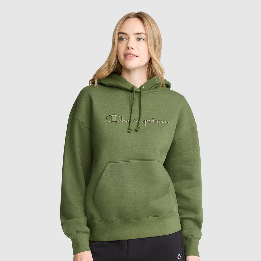 Худи женское Champion Tonal Script Freshman Powerblend