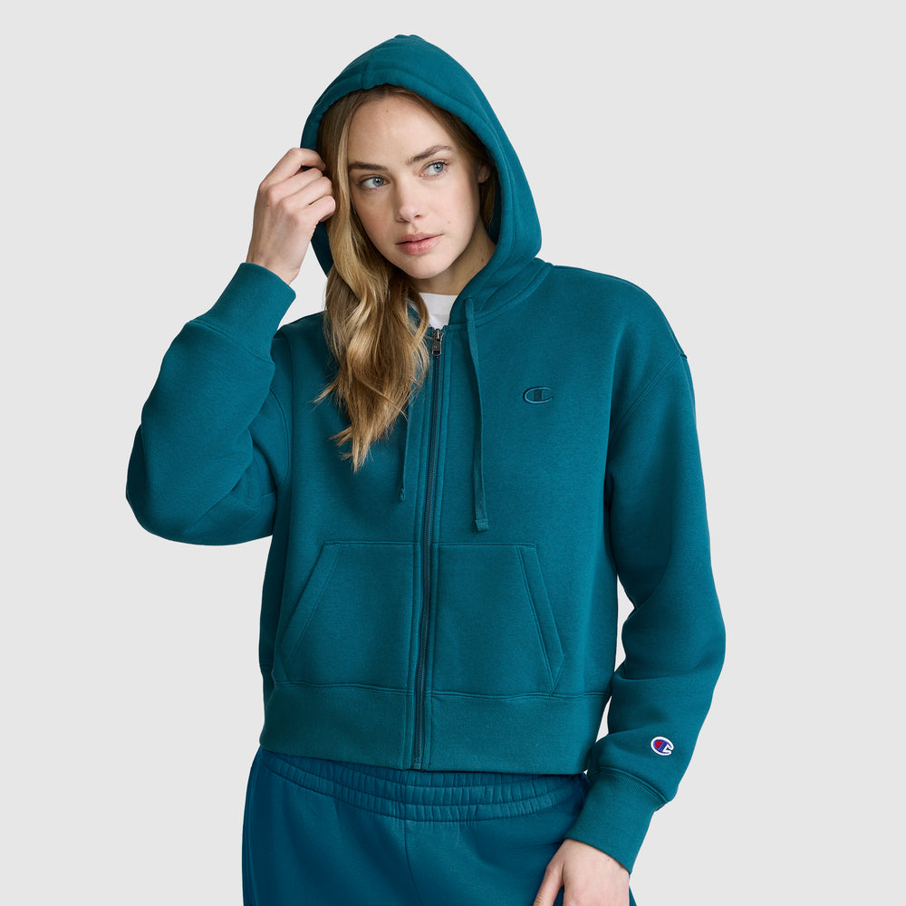 Худи женское Champion Cropped Zip-Up