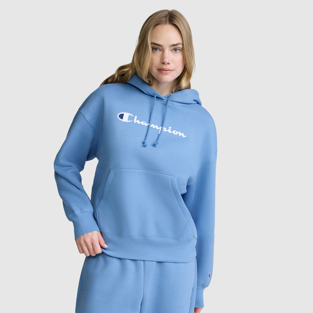 Худи женское Champion Powerblend Relaxed Script