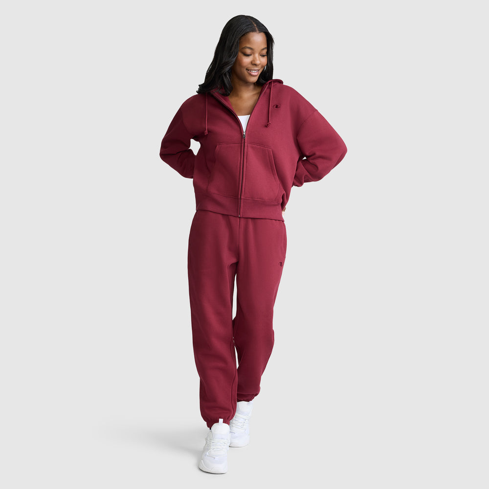 Худи женское Champion Powerblend Fleece Zip-Up