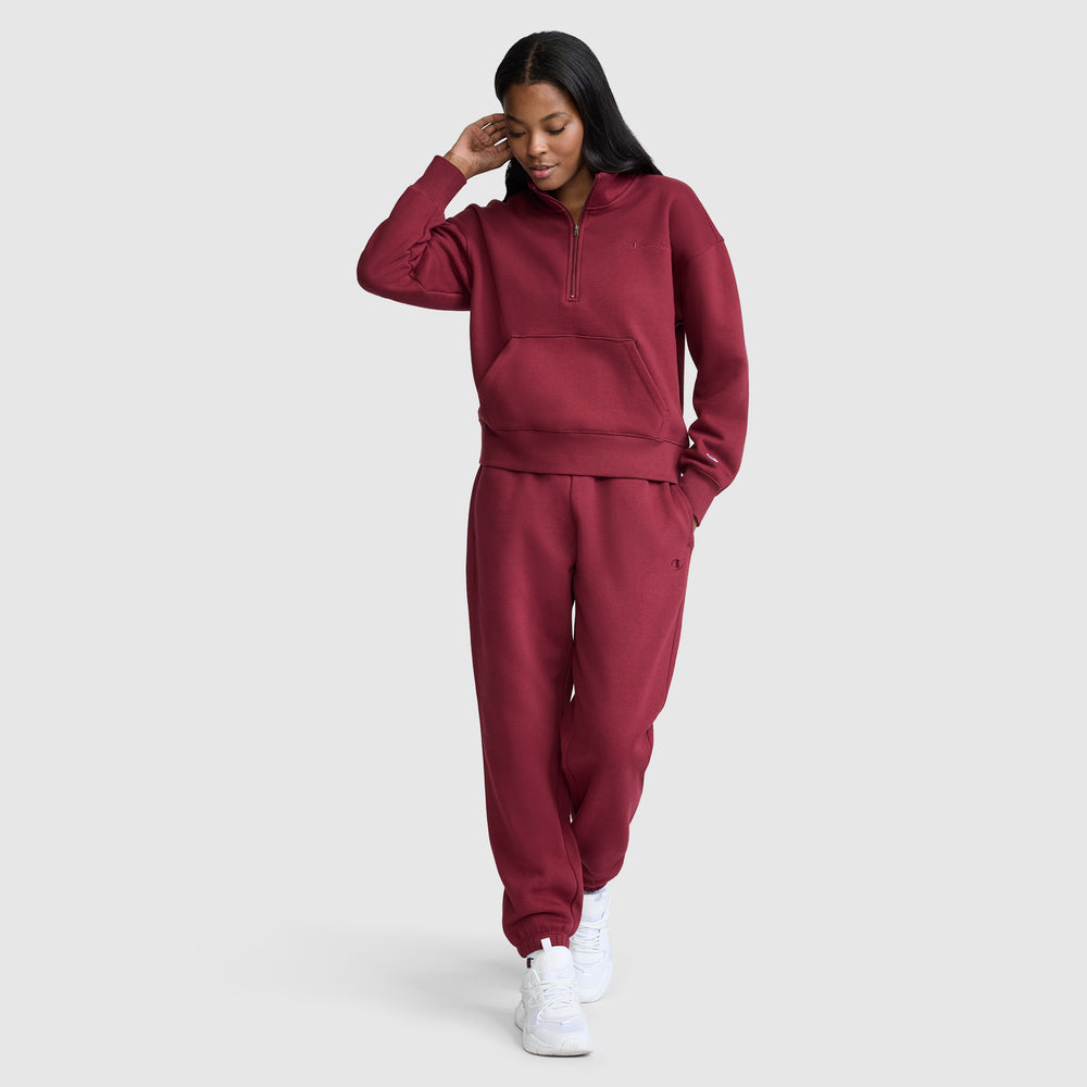 Свитшот женский Champion Fleece Mockneck Quarter-Zip
