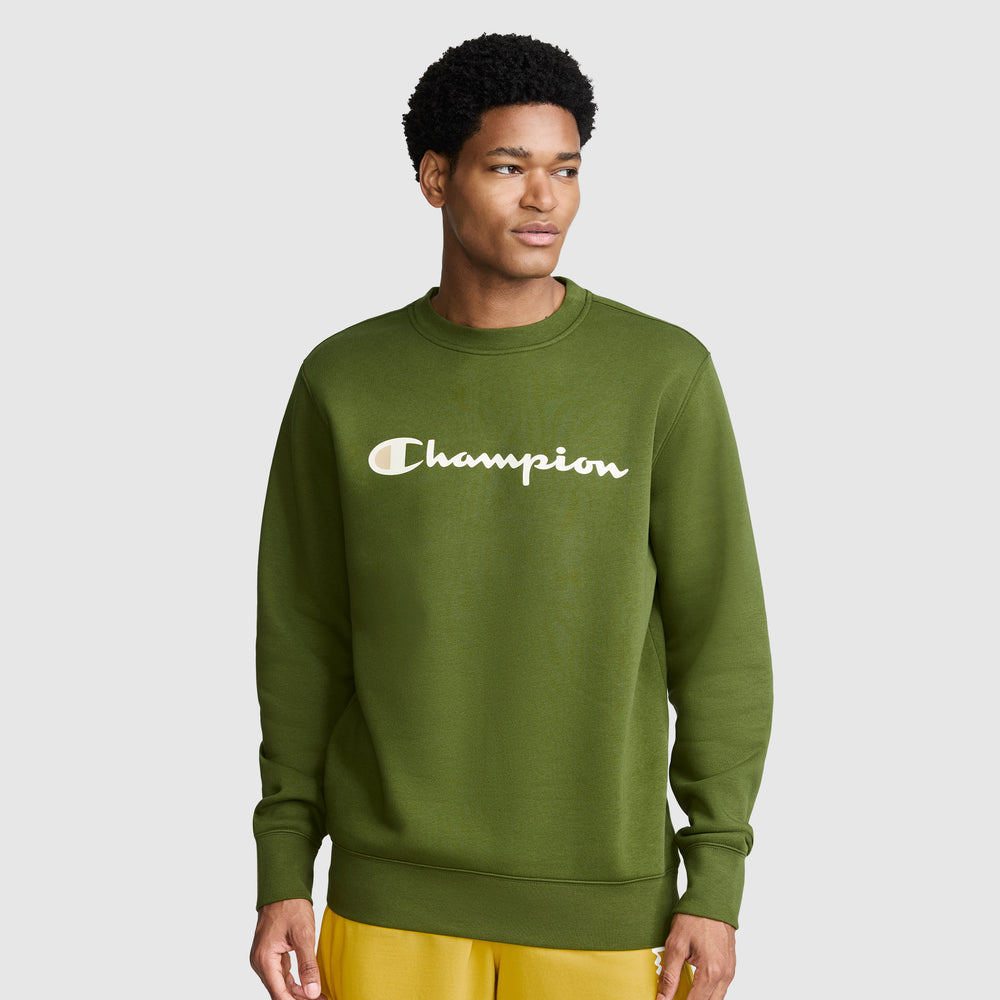 Свитшот мужской Champion Powerblend Crewneck Classic Script