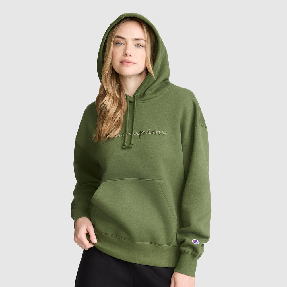 Худи женское Champion Tonal Script Freshman Powerblend