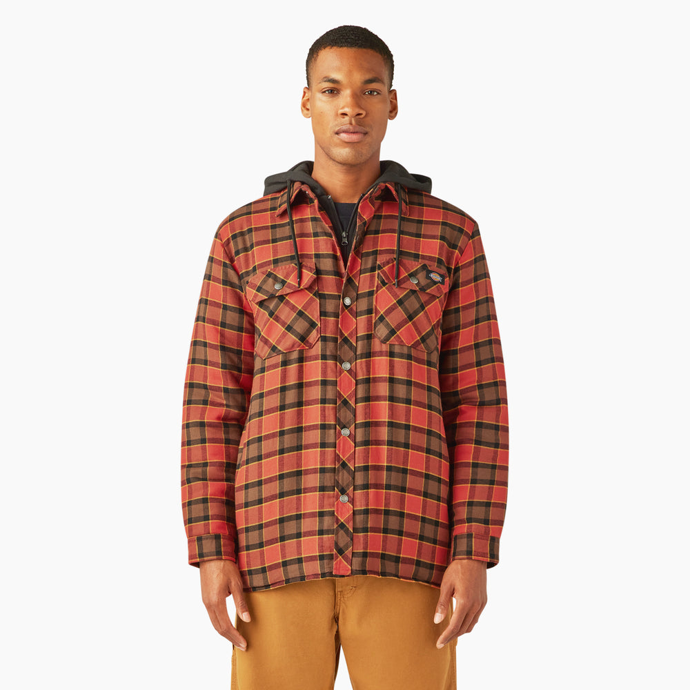 Куртка мужская Dickies Water Repellent Flannel Hooded
