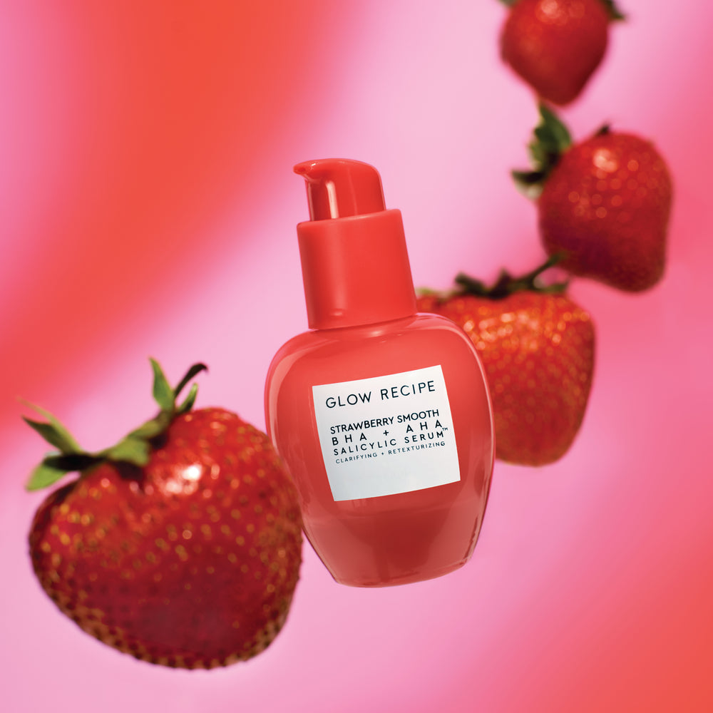 Сыворотка Glow Recipe Strawberry Smooth BHA+AHA Salicylic Serum
