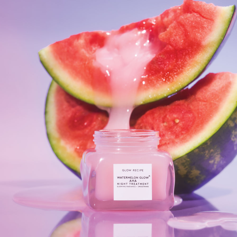 Маска для лица Glow Recipe Watermelon Glow AHA Night Treatment