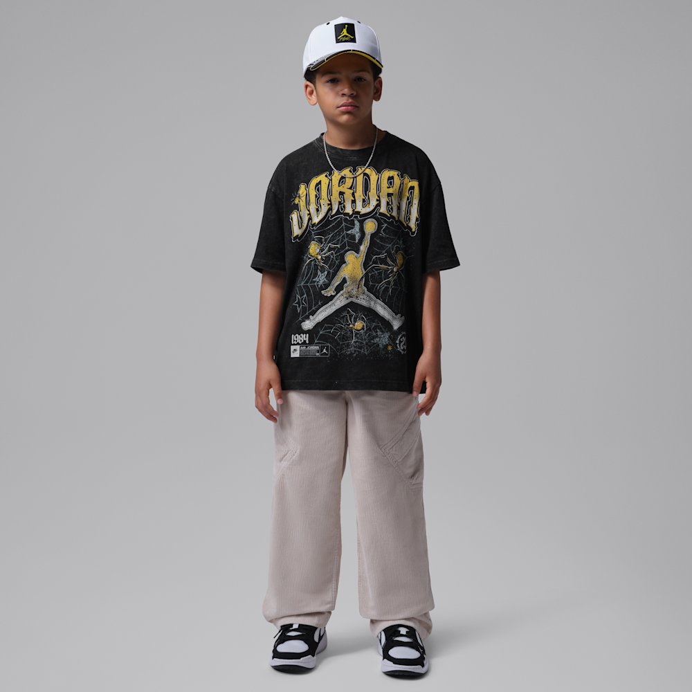 Футболка детская Jordan AJ4 Tour Yellow Retro