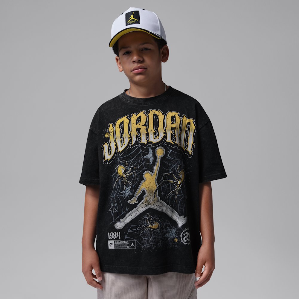 Футболка детская Jordan AJ4 Tour Yellow Retro