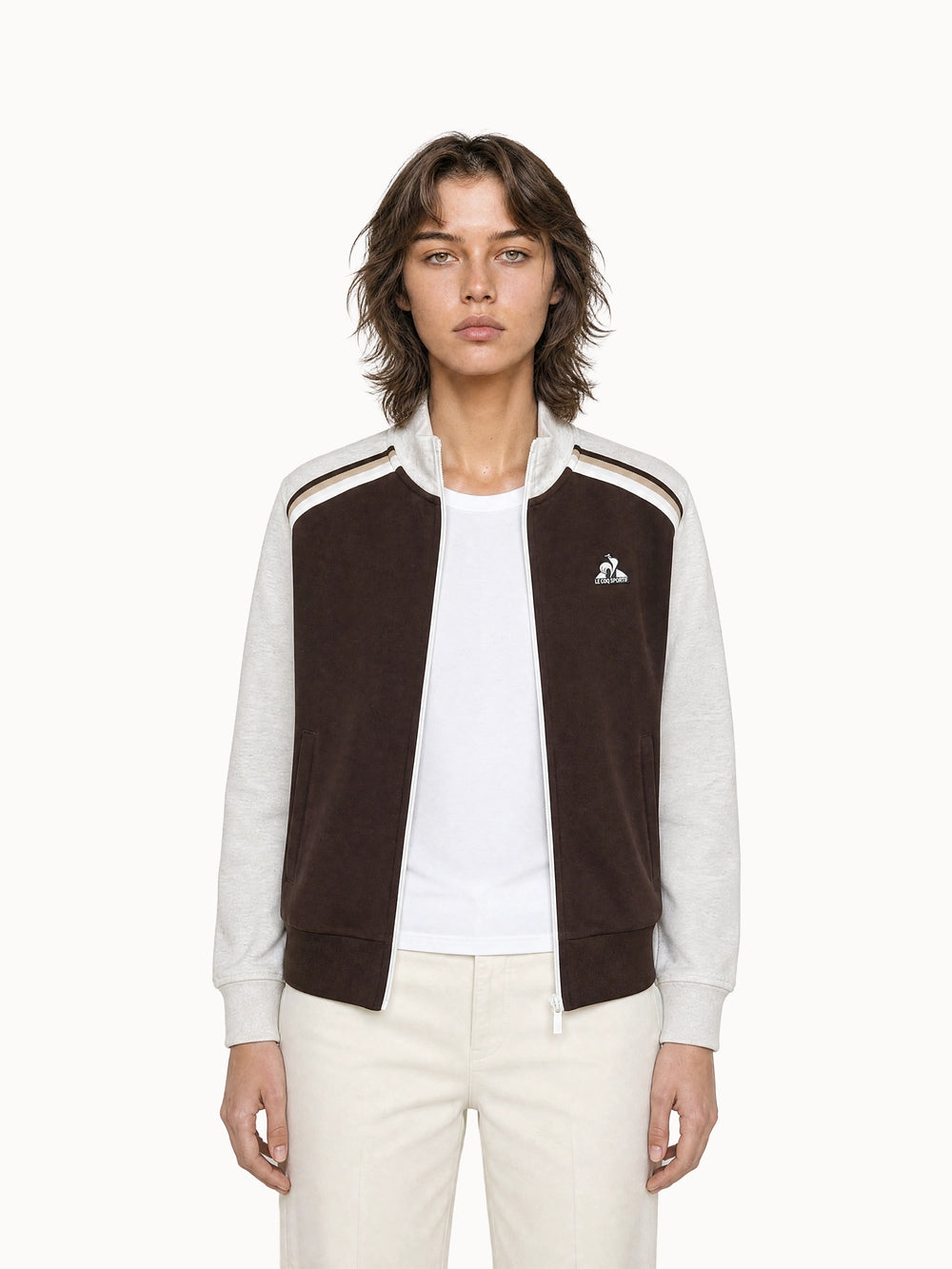 Свитшот женский Le Coq Sportif Heritage Colorblock