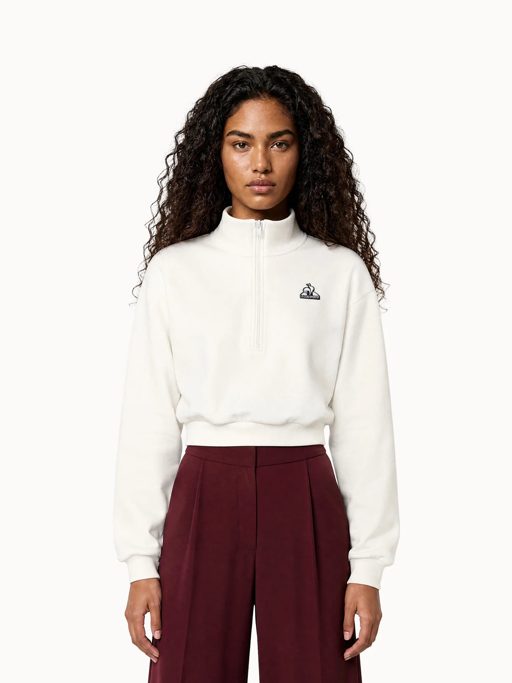 Свитшот женский Le Coq Sportif Heritage Half-Zip