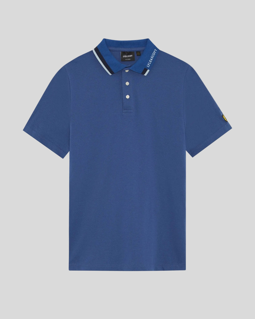 Поло детское Lyle & Scott с контрастным воротником