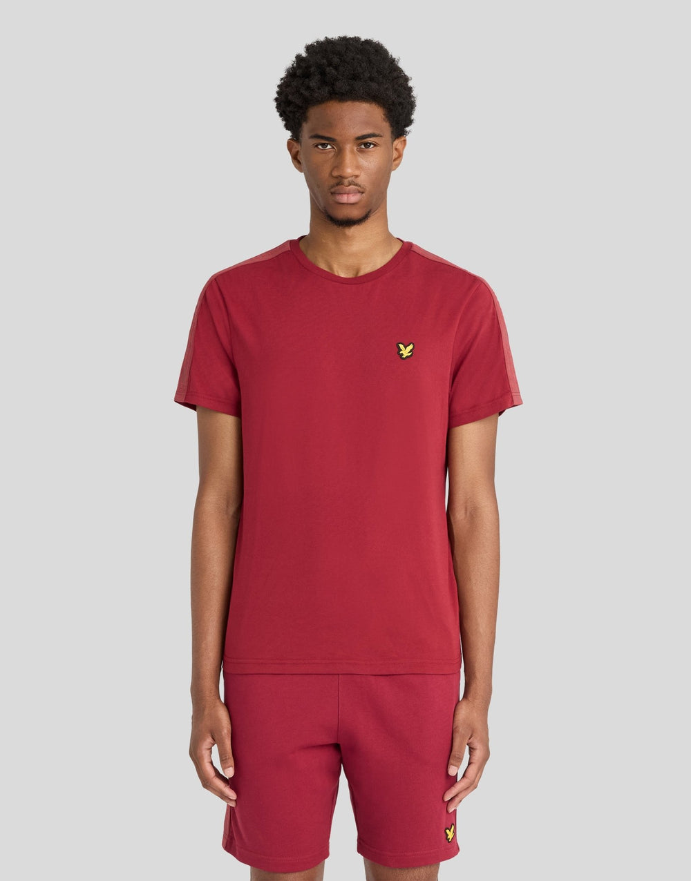 Футболка мужская Lyle & Scott Sports с жаккардовой лентой