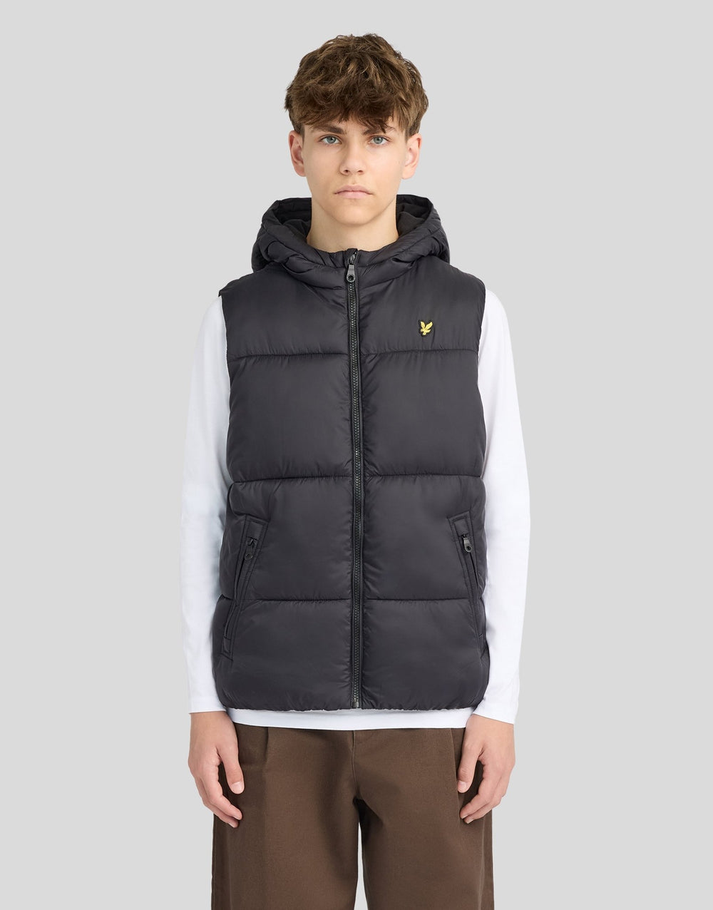 Жилет детский Lyle & Scott стеганый на флисе