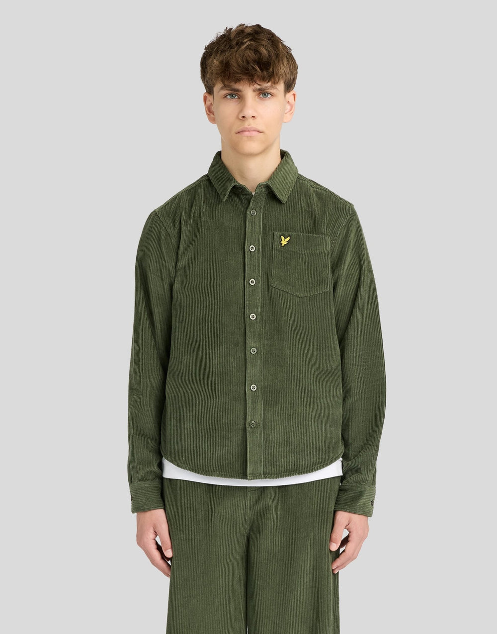 Рубашка детская Lyle & Scott вельветовая
