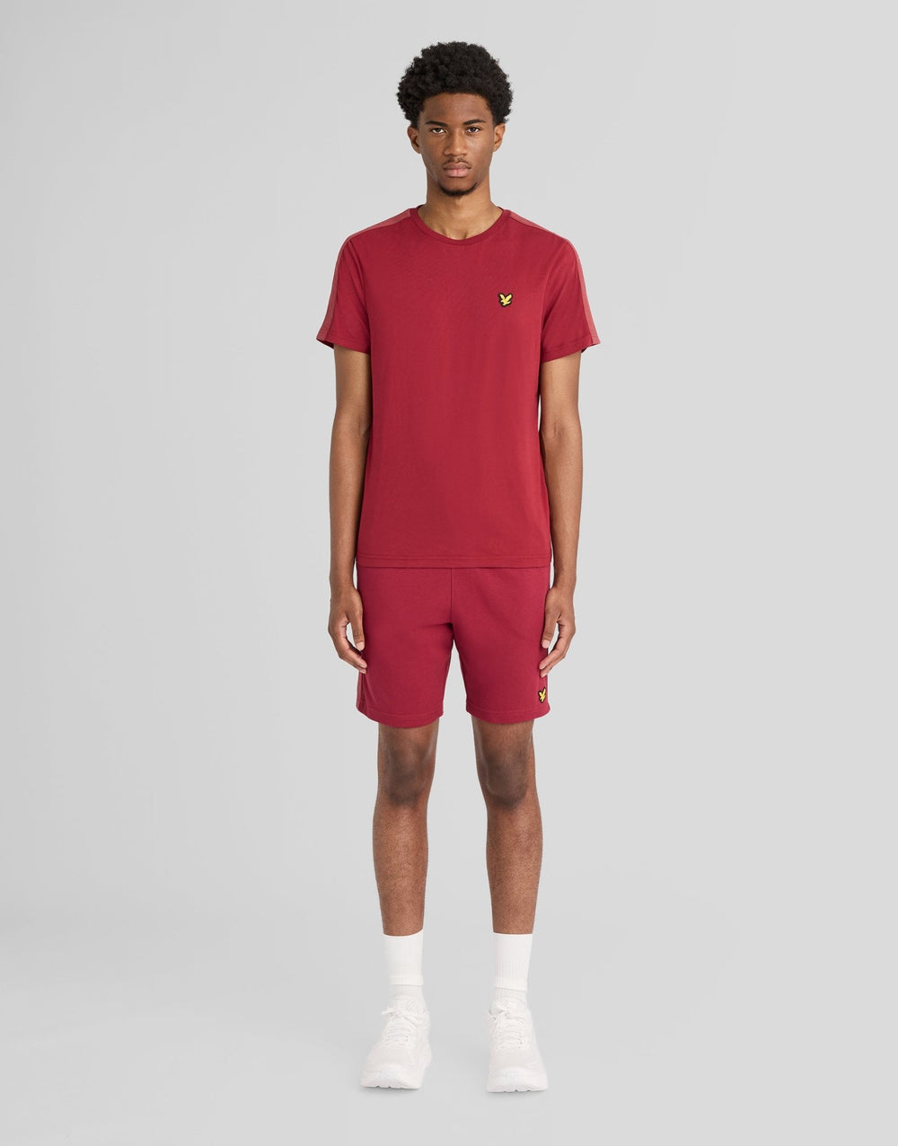 Футболка мужская Lyle & Scott Sports с жаккардовой лентой