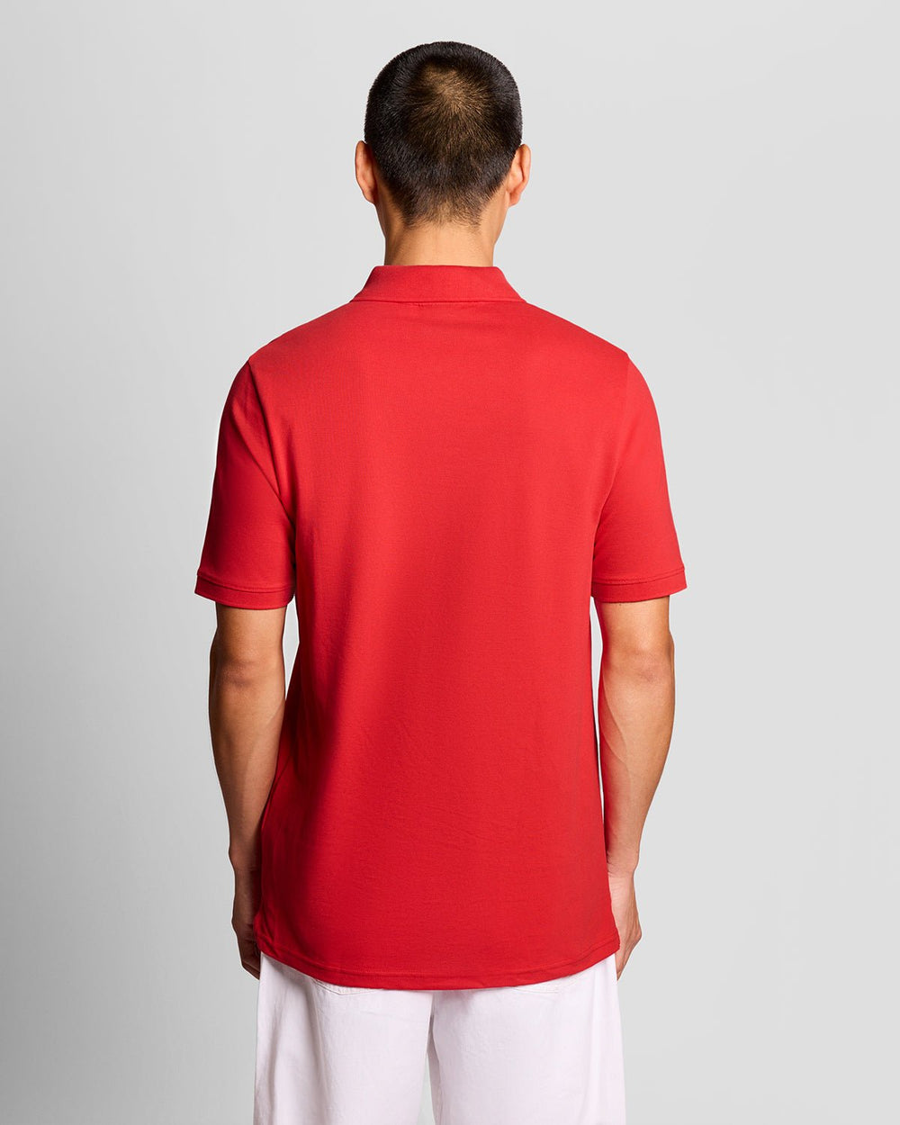 Поло мужское Lyle & Scott с контрастной планкой