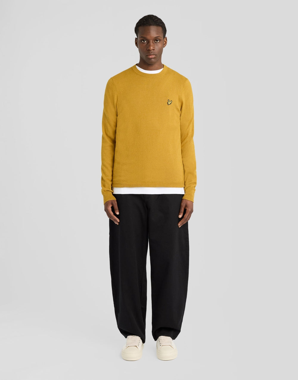 Свитер мужской Lyle & Scott из хлопка и мериноса