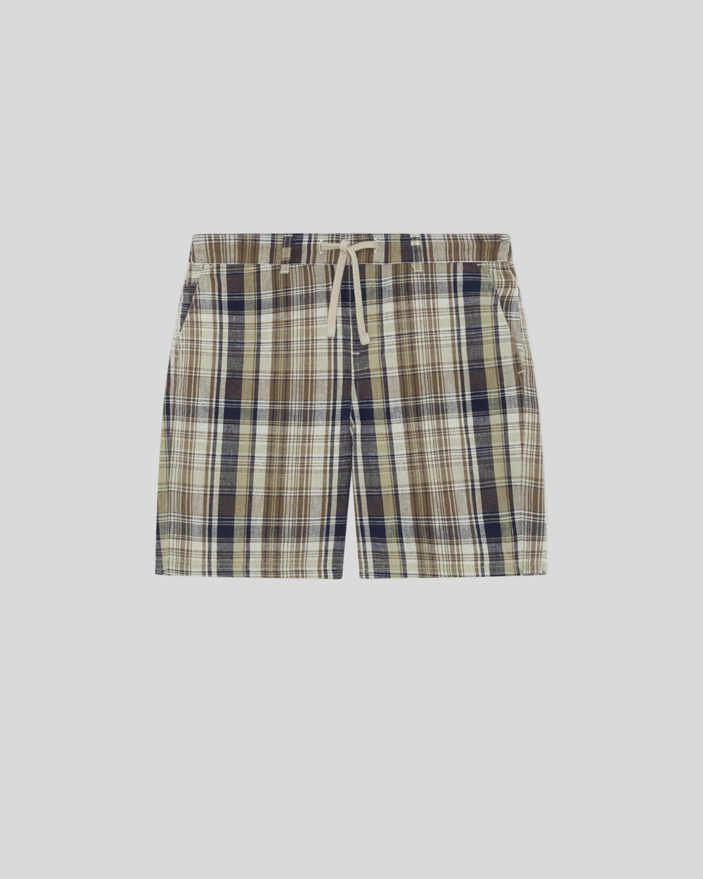 Шорты детские Lyle & Scott в клетку с льном