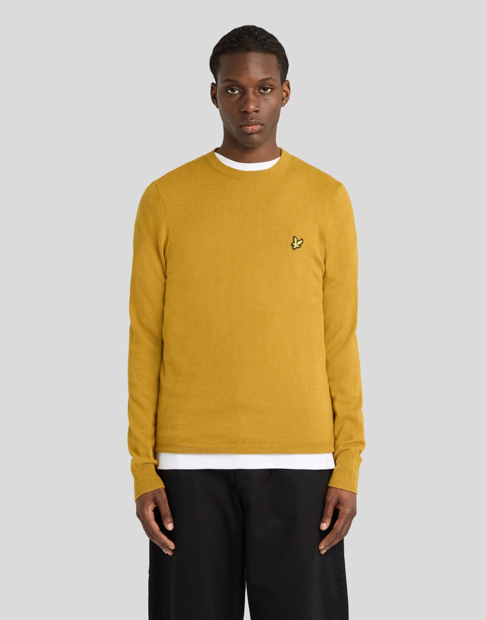 Свитер мужской Lyle & Scott из хлопка и мериноса