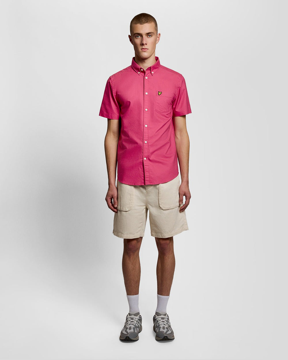 Рубашка мужская Lyle & Scott Oxford с коротким рукавом