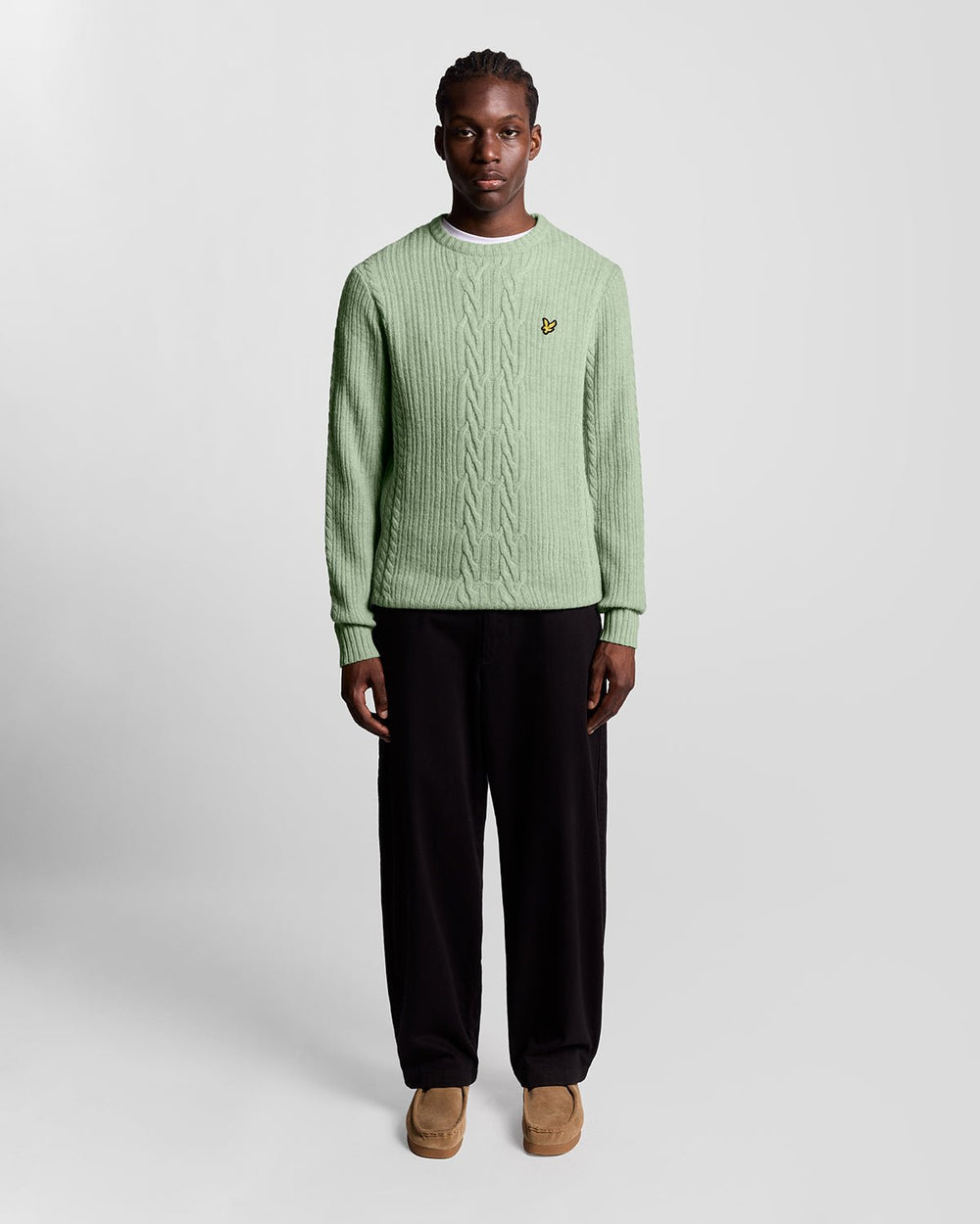 Свитер мужской Lyle & Scott с косами