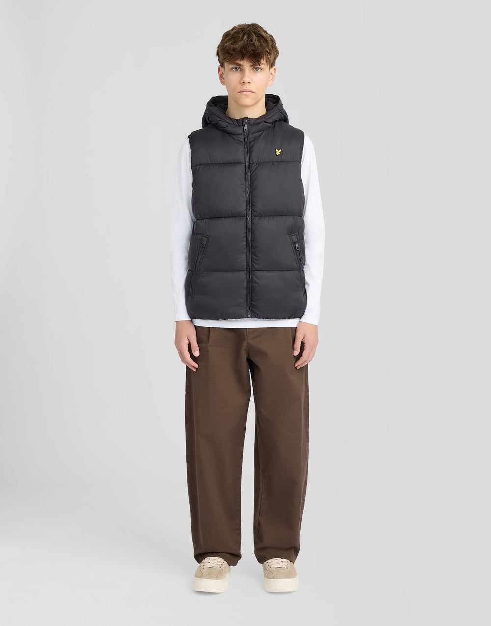 Жилет детский Lyle & Scott стеганый на флисе