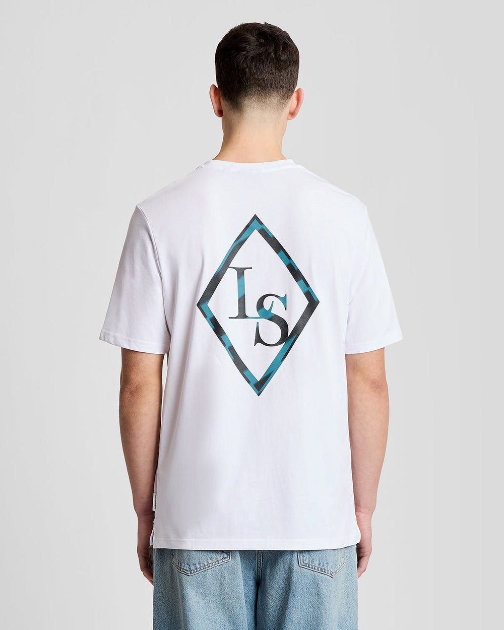 Футболка мужская Lyle & Scott с принтом на спине