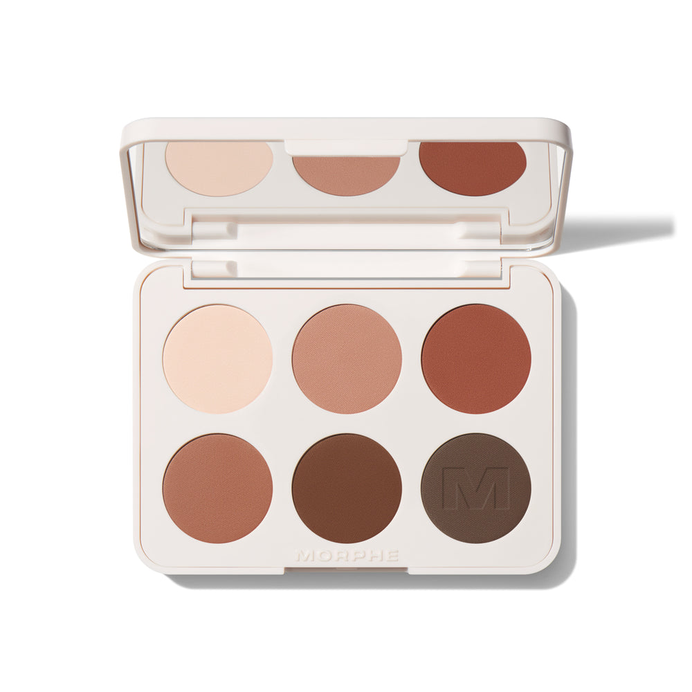 Палетка теней Morphe ChromaPlus 6-Pan Eyeshadow Palette, оттенок Tailored Nudes