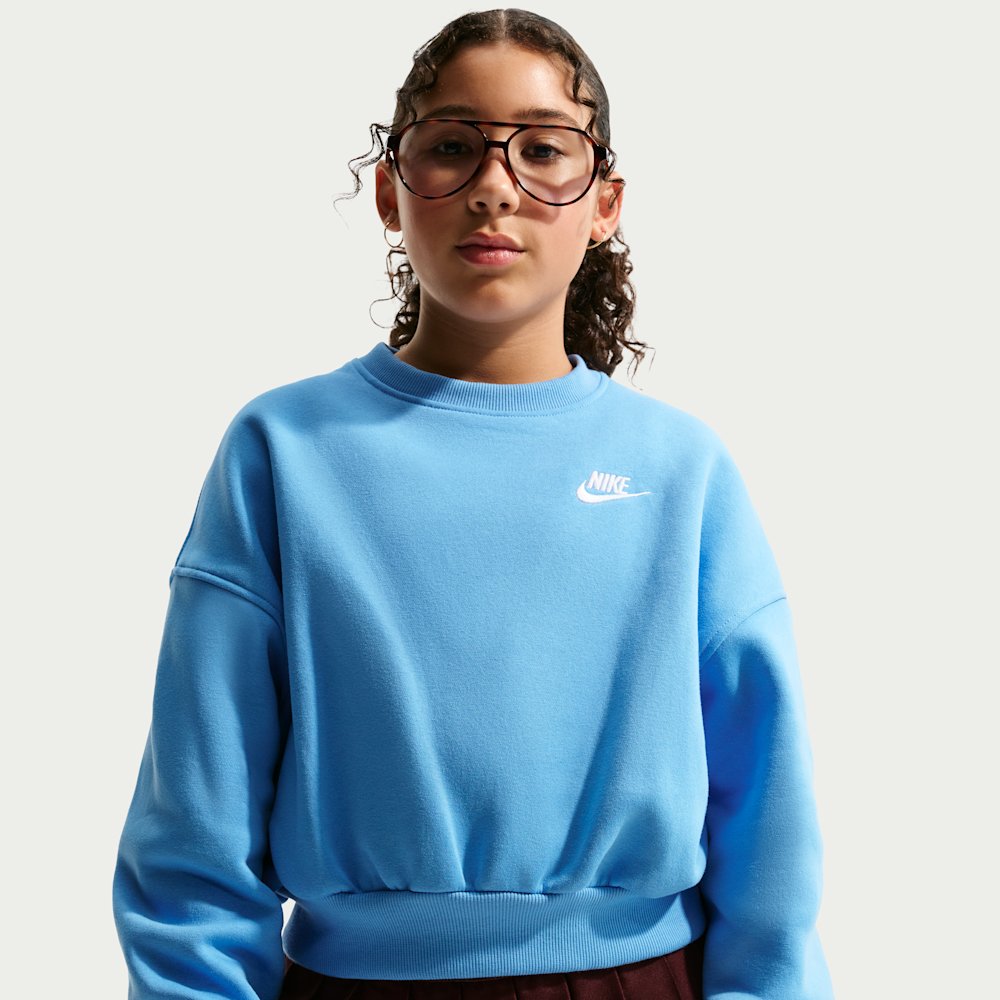 Свитшот детский объемный Nike Sportswear Club Fleece