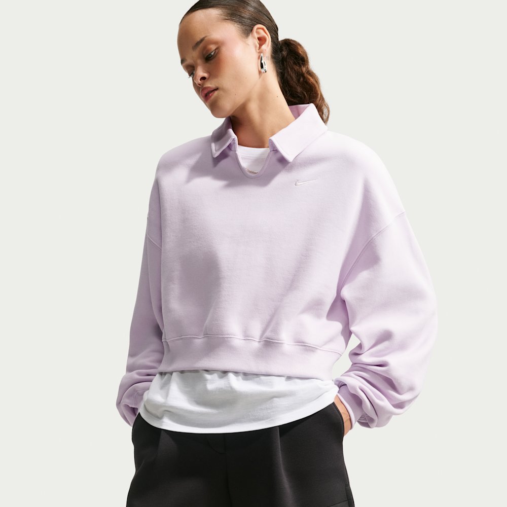 Поло женское Nike Studio Fleece Medium Weight