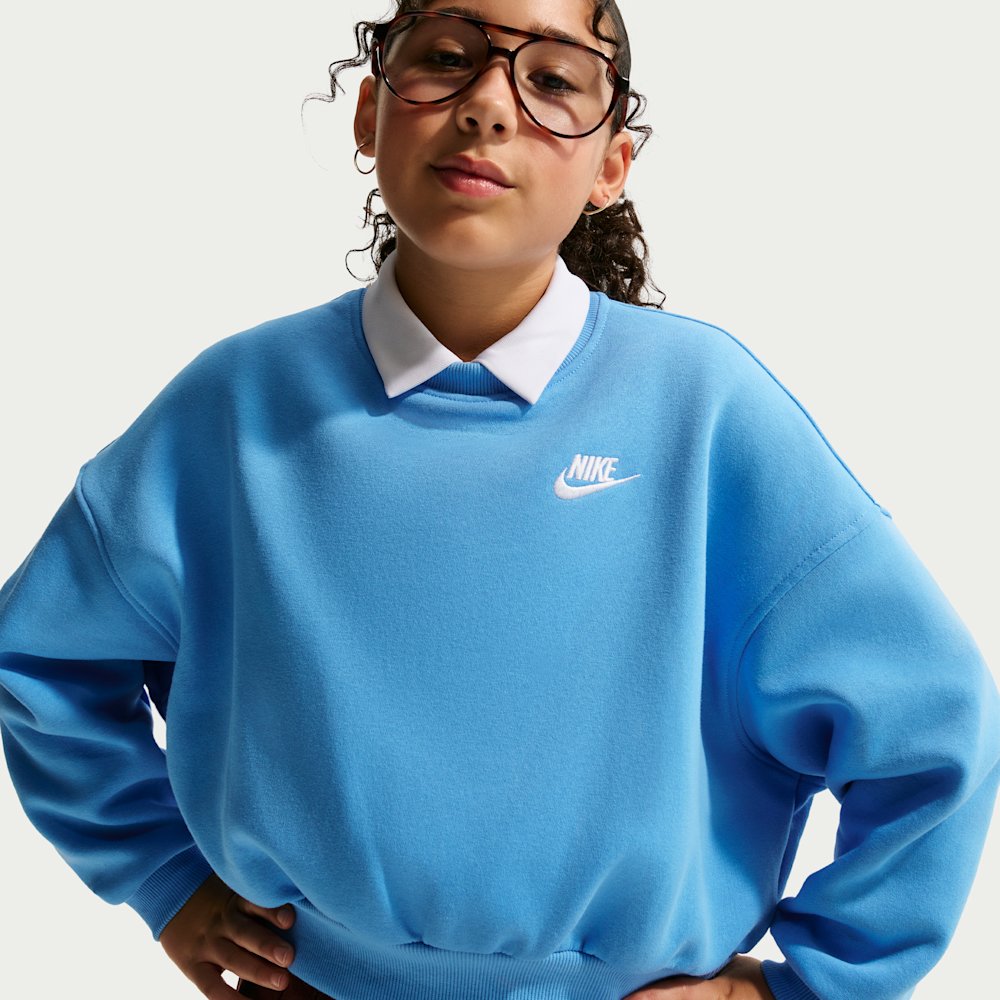 Свитшот детский объемный Nike Sportswear Club Fleece