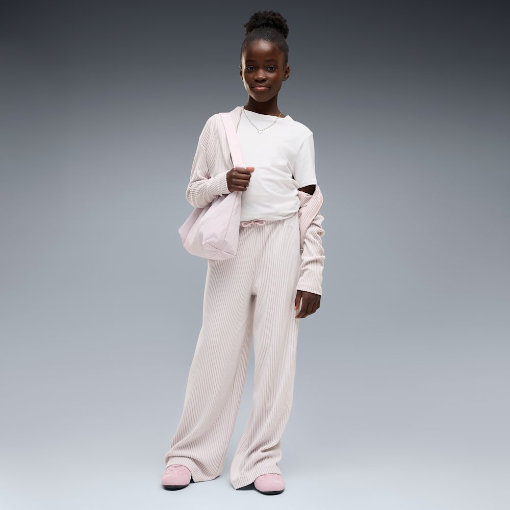 Брюки детские PUMA Essentials Ribbed Wide Leg
