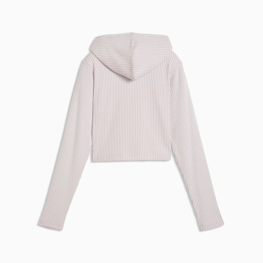 Худи женское PUMA Essentials Ribbed Zip-Up