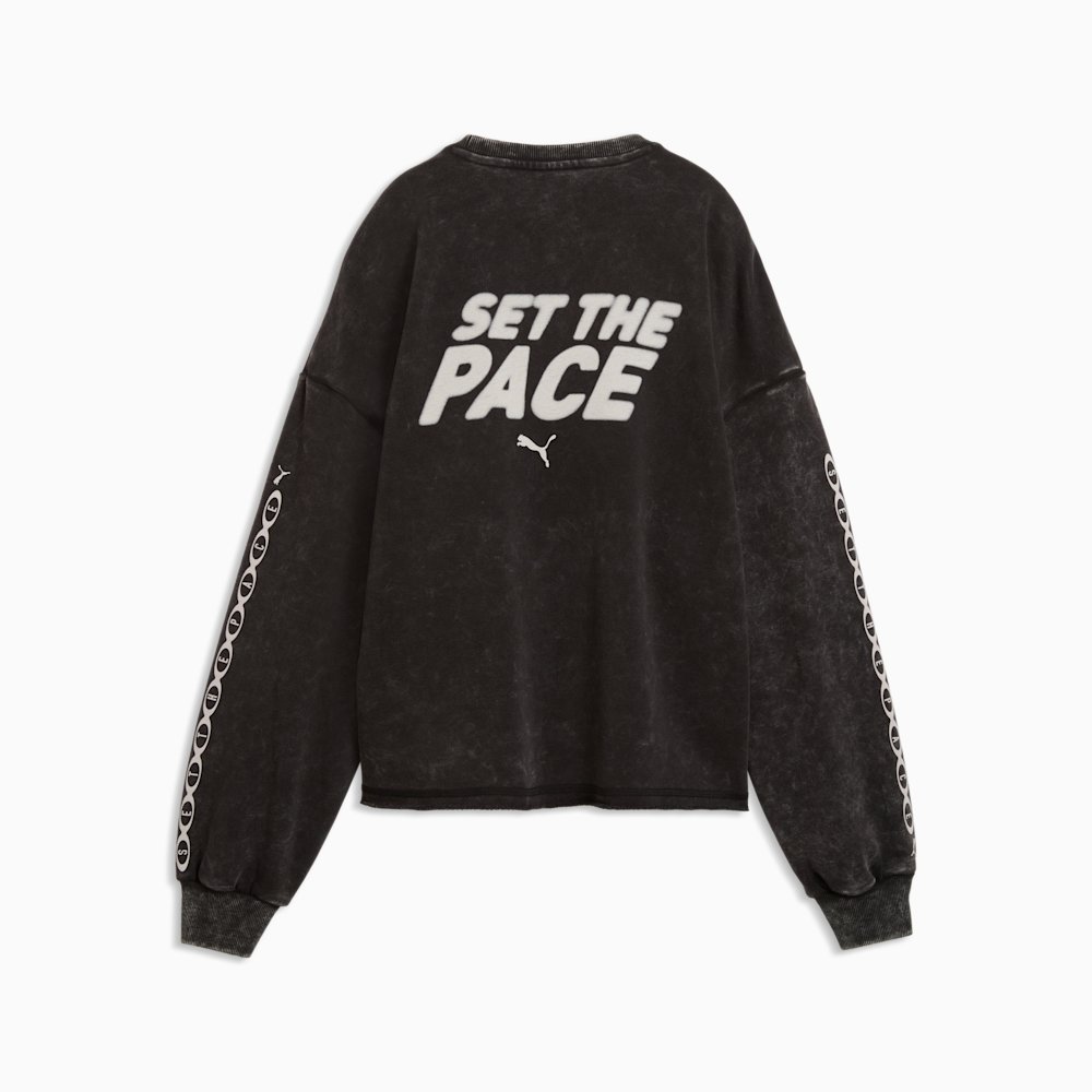 Свитшот женский PUMA Run Culture Oversized Graphic