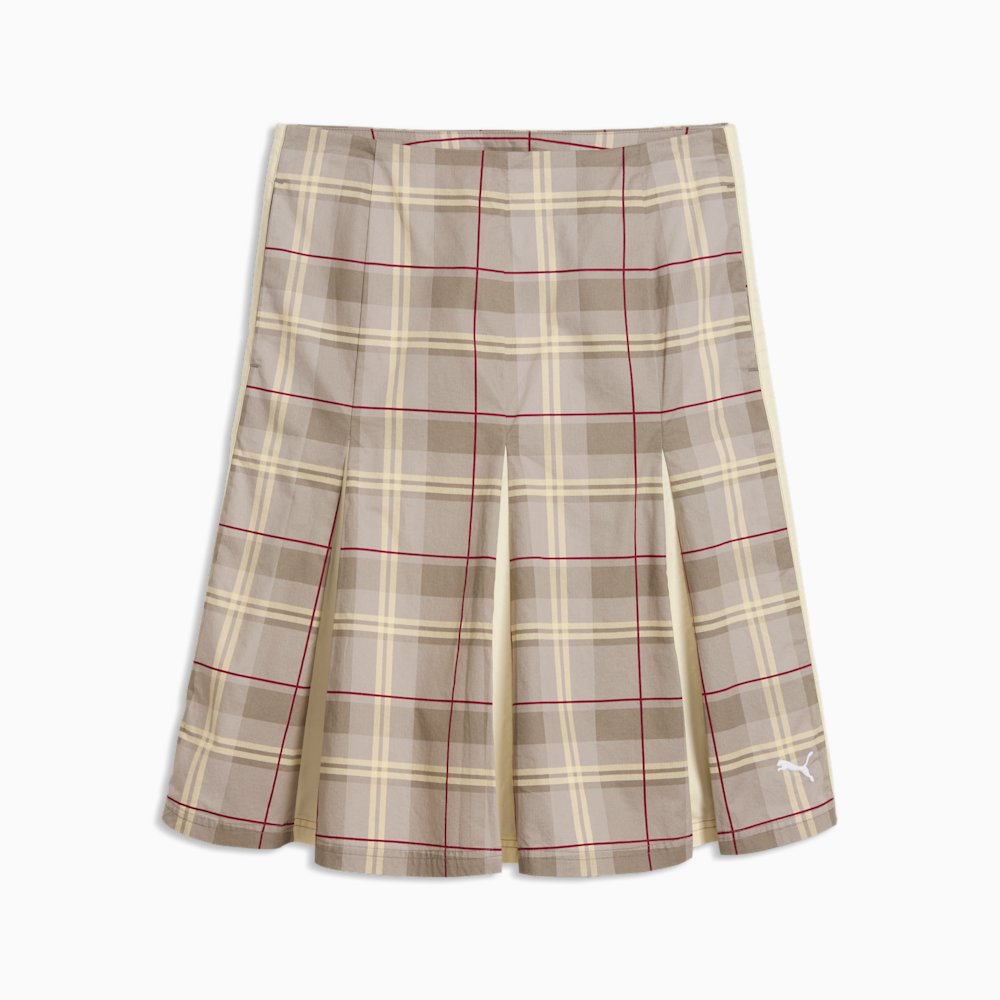 Юбка женская PUMA T7 Pleated Tartan Midi