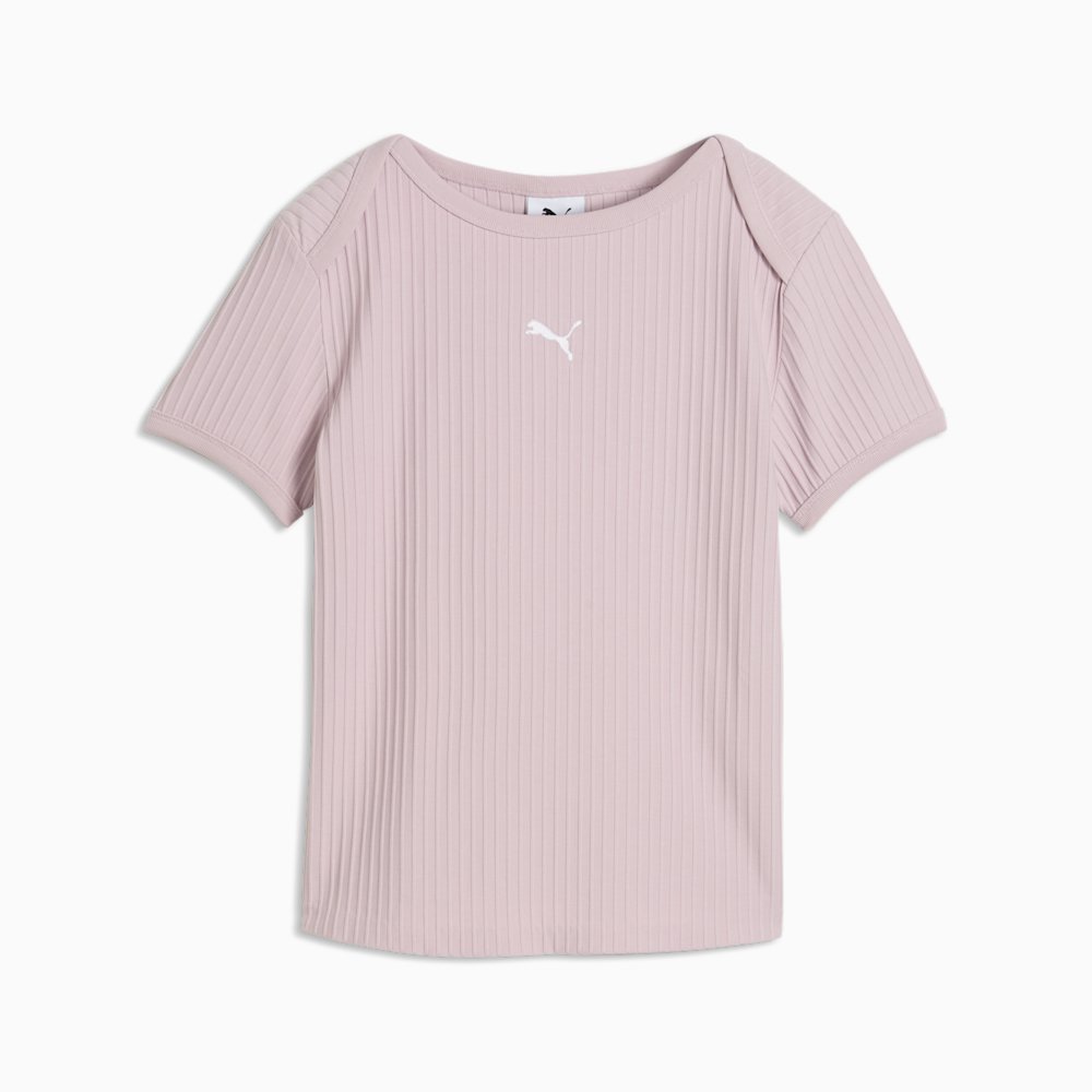 Футболка женская PUMA Essentials Ribbed Slim