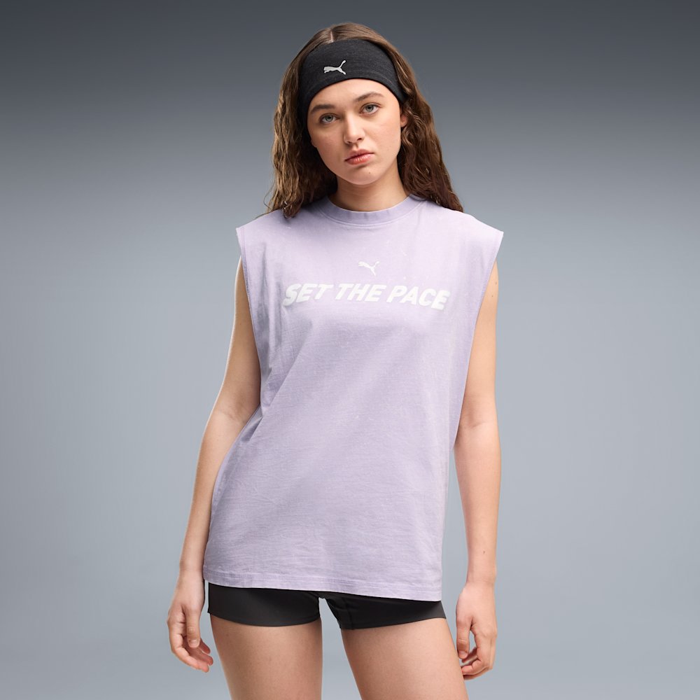 Майка женская PUMA Run Culture Relaxed Washed