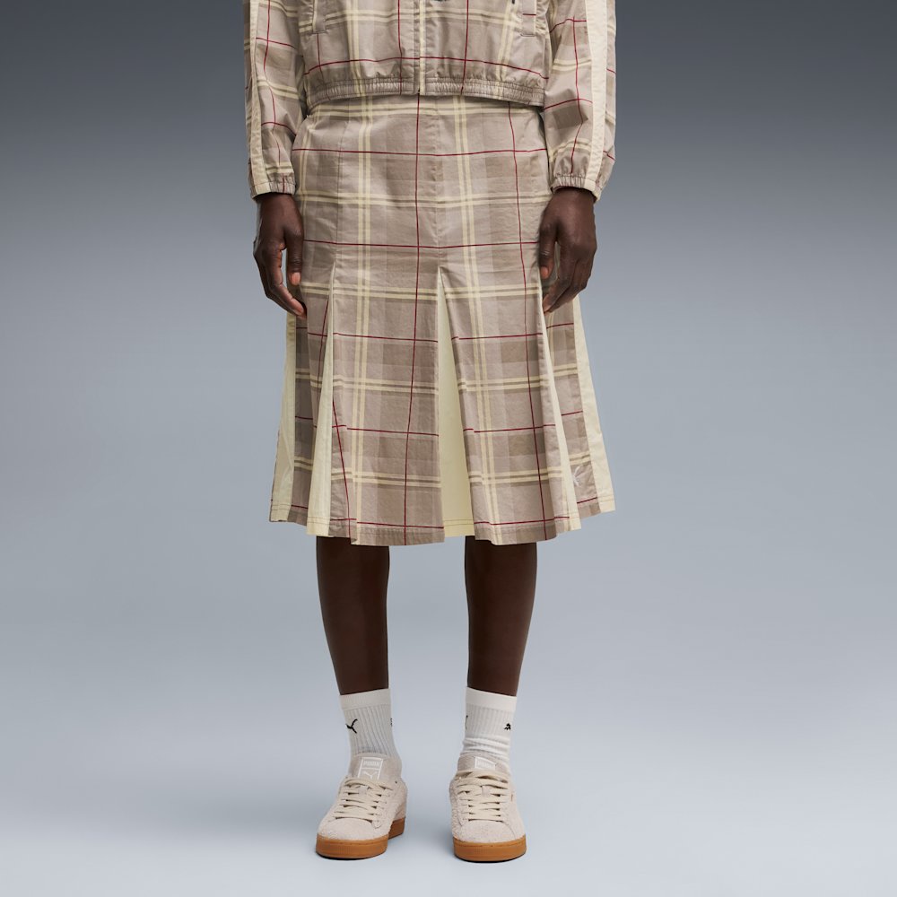 Юбка женская PUMA T7 Pleated Tartan Midi