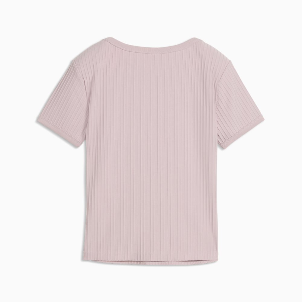 Футболка женская PUMA Essentials Ribbed Slim
