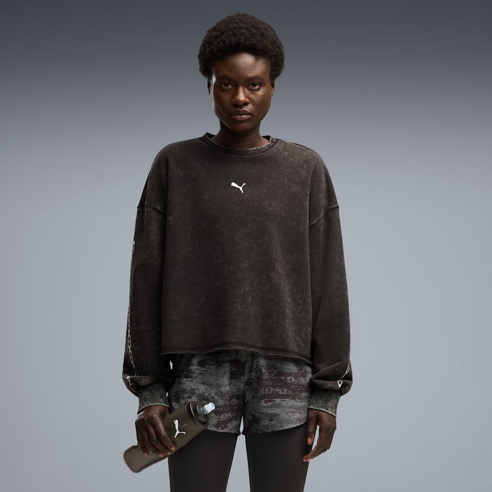 Свитшот женский PUMA Run Culture Oversized Graphic