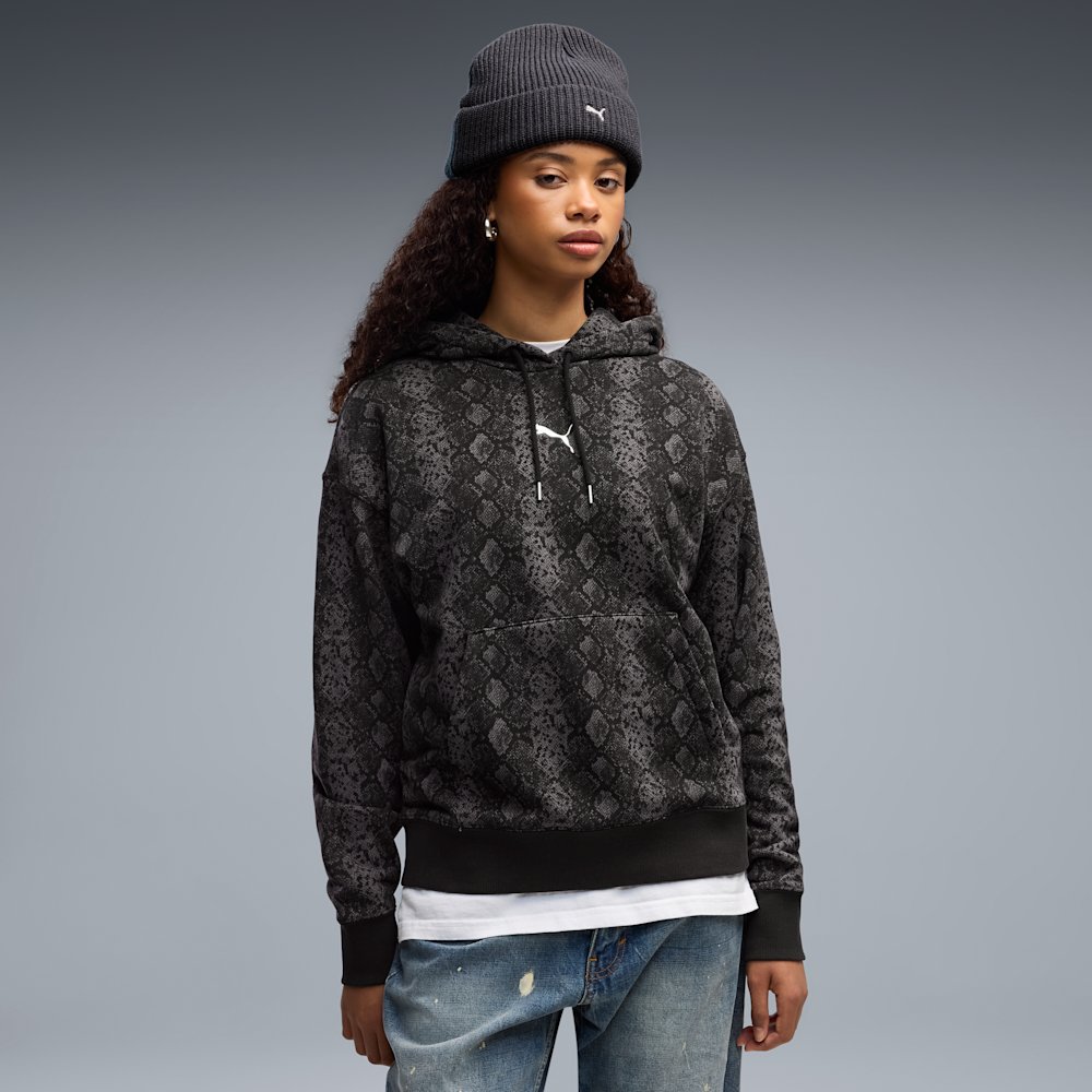 Худи женское PUMA Snake Pack Printed Relaxed