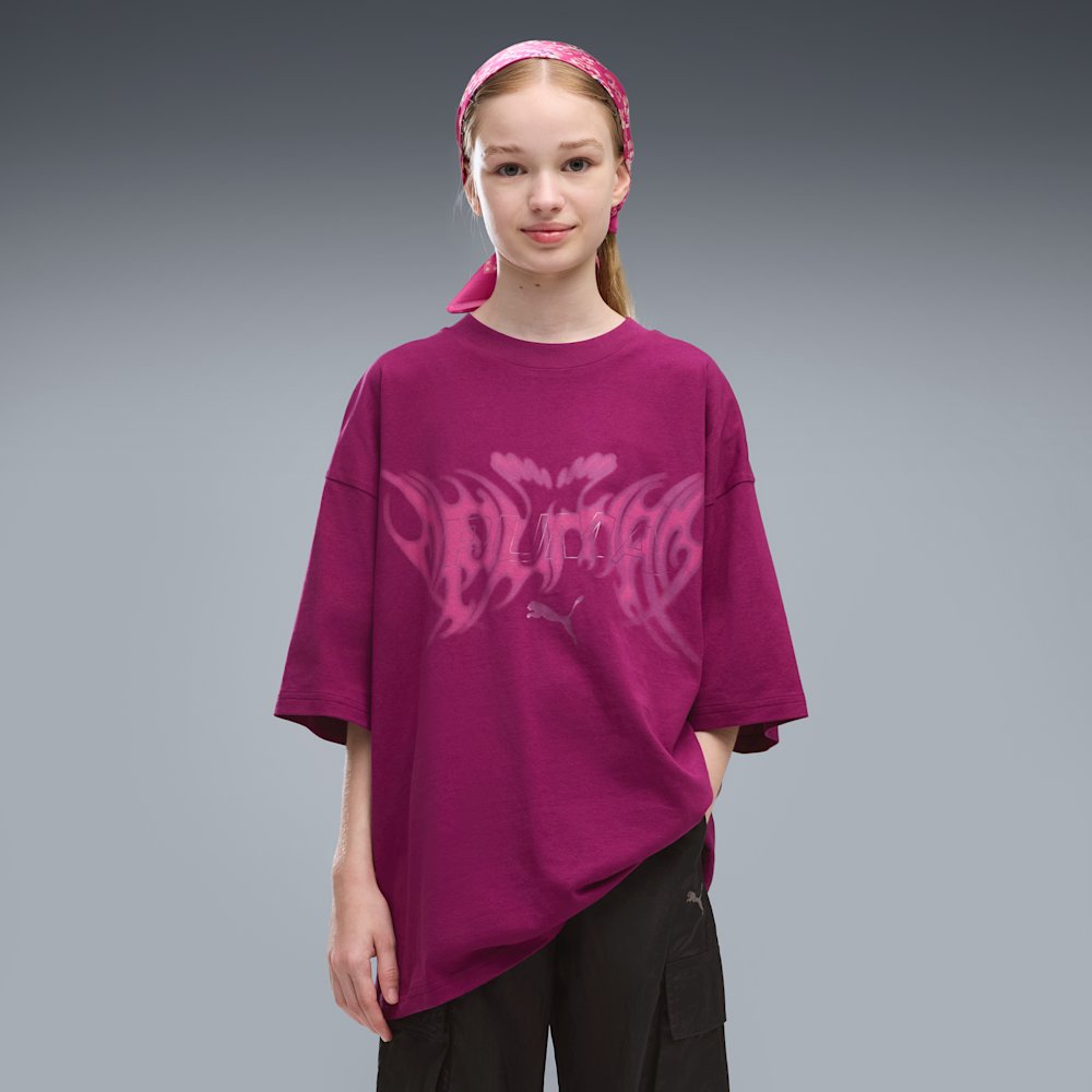 Футболка детская PUMA Midnight Shadow Oversized Graphic