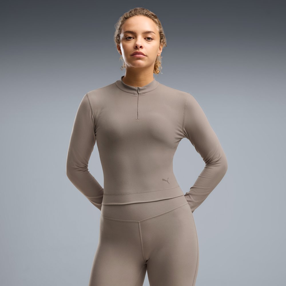 Топ женский PUMA Cloudspun Quarter-Zip Training